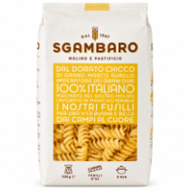 Sgambaro sušené bezvaječné těstoviny fusilli traf.al bronzo 500g