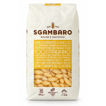 Sgambaro gnocchetti sardi sušené bezvaječné těstoviny traf.al bronzo 500g