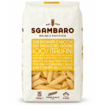 Sgambaro sušené bezvaječné těstoviny penne rigate traf.al bronzo 500g