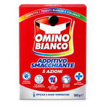 Omino bianco additivo smacchiante 5 azioni práškový odstraňovač skvrn 500 g