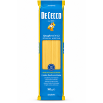 De cecco spaghetti n.12 sušené bezvaječné těstoviny traf.al bronzo 500 g