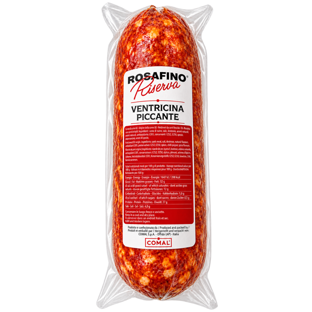 Comal rosafino riserva ventricina piccante pikantní vepřový salám 2-2,5kg