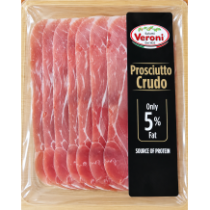 Veroni prosciutto crudo sušená vepřová šunka s 5% tuku 90g