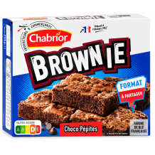 Chabrior brownie choco pépites čokoládový brownie s kousky čokolády 285g
