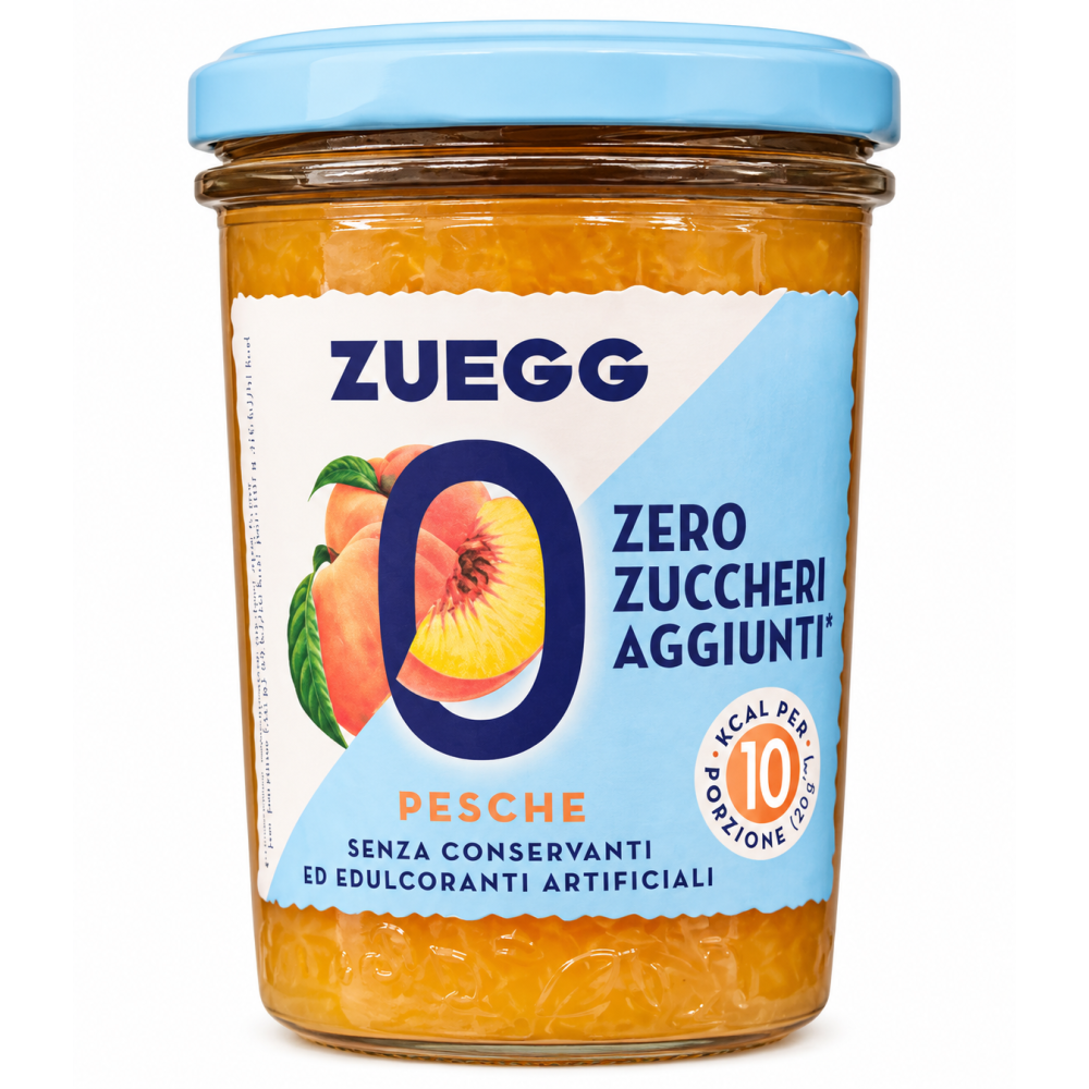 Zuegg zero marmeláda z broskví bez cukru 220g