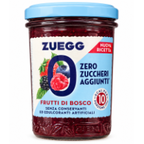 Zuegg zero marmeláda lesní ovoce bez cukru 220g