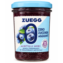 Zuegg zero marmeláda borůvky bez cukru 220g