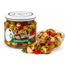 Citres olivy grilované pikantní bez pecek s chilli a česnekem 230g