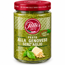 Polli pesto alla genovese bazalkové pesto s bez česneku 190g