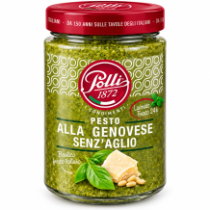 Polli pesto alla genovese bazalkové pesto s bez česneku 190g