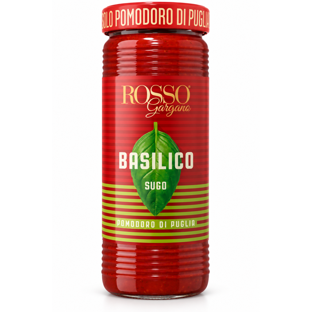 Rosso gargano rajčatová omáčka s bazalkou 290g