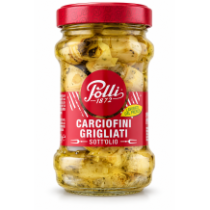 Polli grilované artyčoky ve slunečnicovém oleji 185g