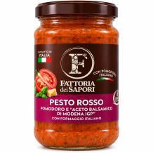 Fattoria dei sapori pesto rajčatové s aceto balsamico di modena igp 180g