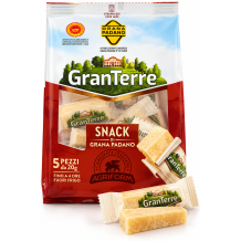 Agriform granterre grana padano d.o.p. kravský sýr snack 5 ks 100g