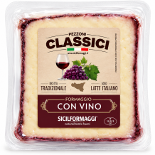 Sicilformaggi pezzoni classici ovčí/kravský sýr s vínem 180g