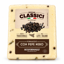 Sicilformaggi pezzoni classici ovčí/kravský sýr s pepřem 180g-200g