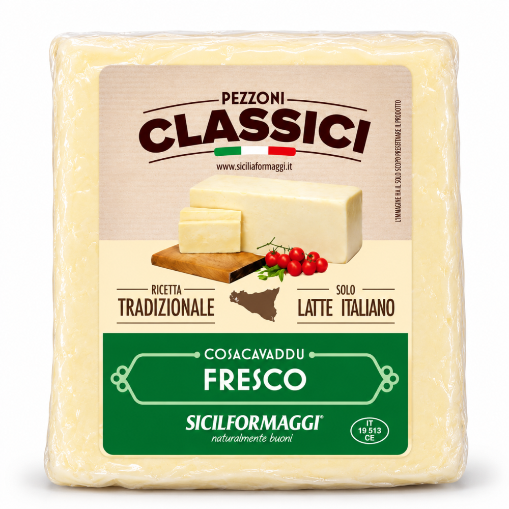 Sicilformaggi pezzoni classici cosacavaddu fresco bílý sýr kravský 180g-200g