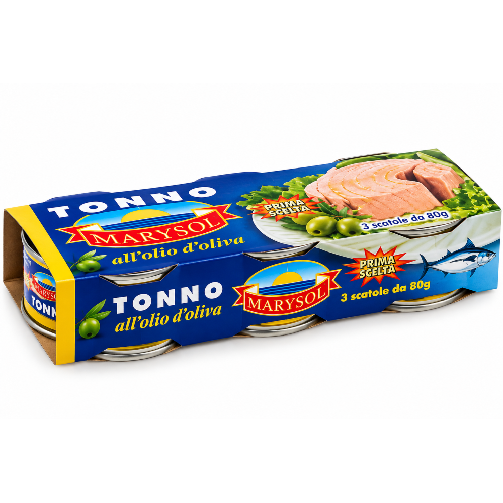 Marysol tuňák pruhovaný v olivovém oleji 240g