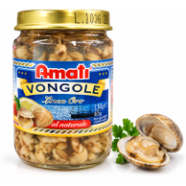 Amati mušle vongole ve vlastní šťávě 130g