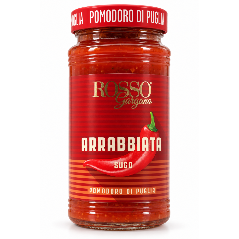 Rosso gargano rajčatová omáčka arrabbiata 290g