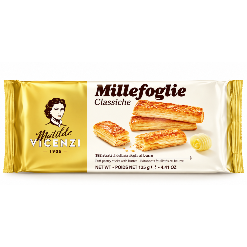 Matilde vincenzi millefoglie klasické listové těsto s cukrem 125g