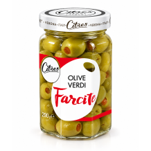Citres zelené olivy plněné papričkou 290g