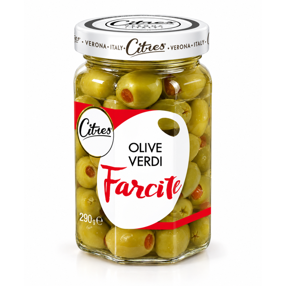 Citres zelené olivy plněné papričkou 290g