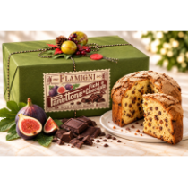 Flamigni panettone fíky a čokoláda vánoční bábovka 1kg