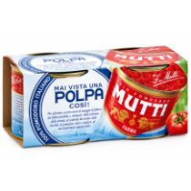 Mutti polpa krájená rajčata 2x 210g