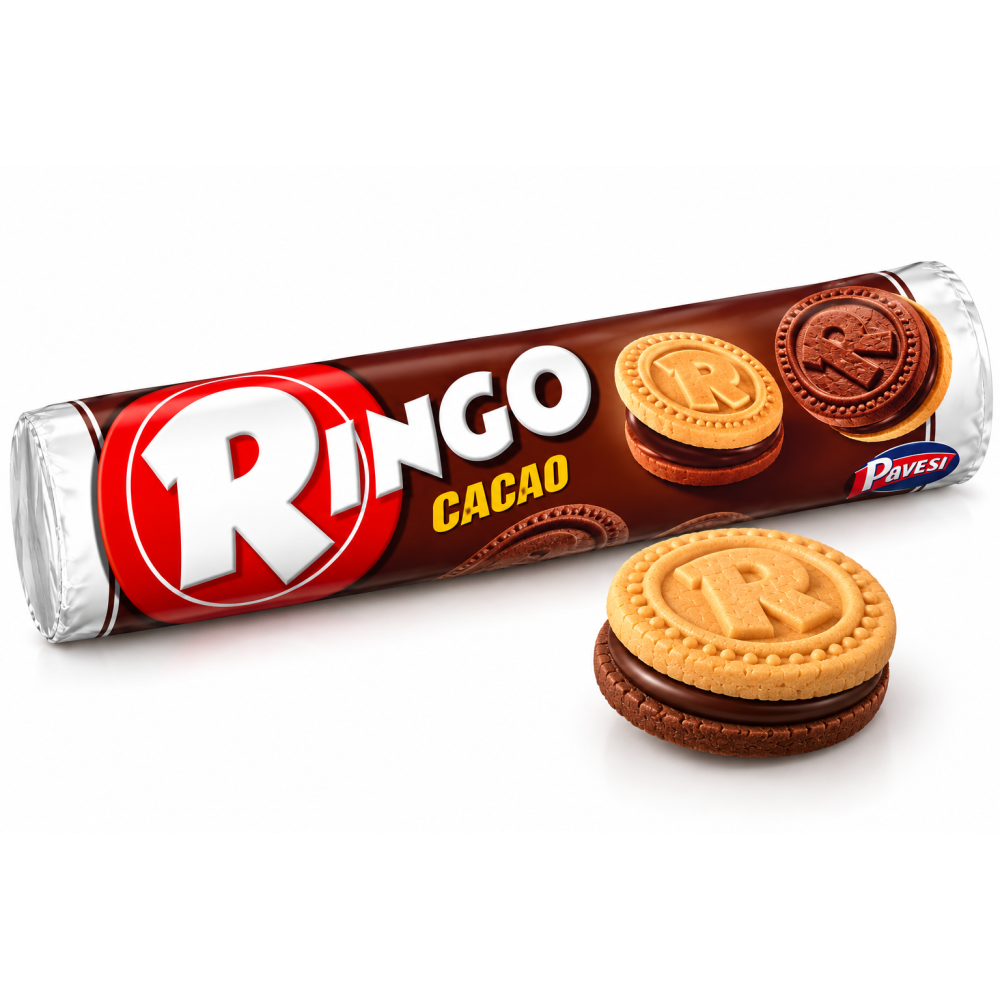 Pavesi ringo sušenky s kakaovým krémem 165g