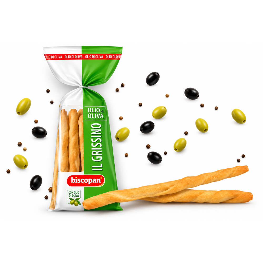 Biscopan il grissino grissini tyčinky s olivovým olejem 200g
