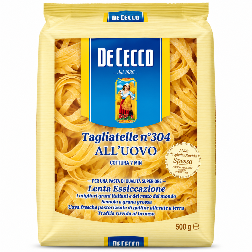 De cecco tagliatelle n.304 sušené vaječné těstoviny 500g
