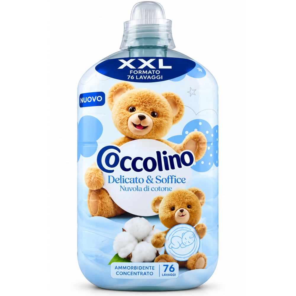 Coccolino aviváž delicato soffice koncentrát 76 praní 1750ml