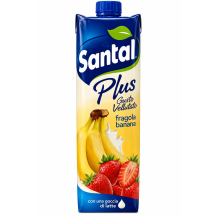 Santal džus jahoda a banán 1l