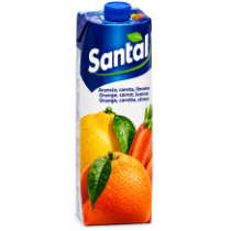 Santal džus ace pomeranč,mrkev,citron 1l