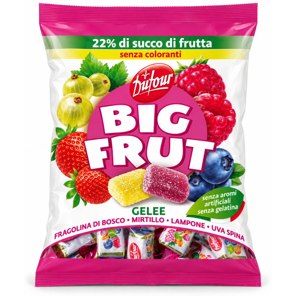 Dufour big frut bonbony lesní ovoce 180g
