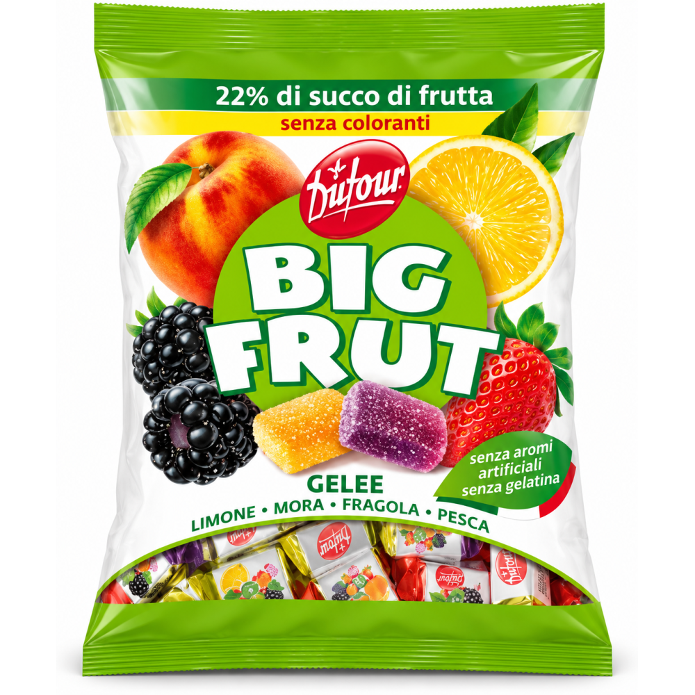 Dufour big frut ovocné bonbony 180g