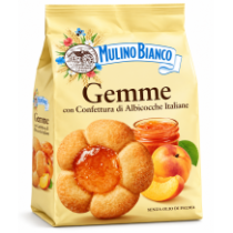 Mulino bianco gemme sušenky s meruňkovou náplní 200g