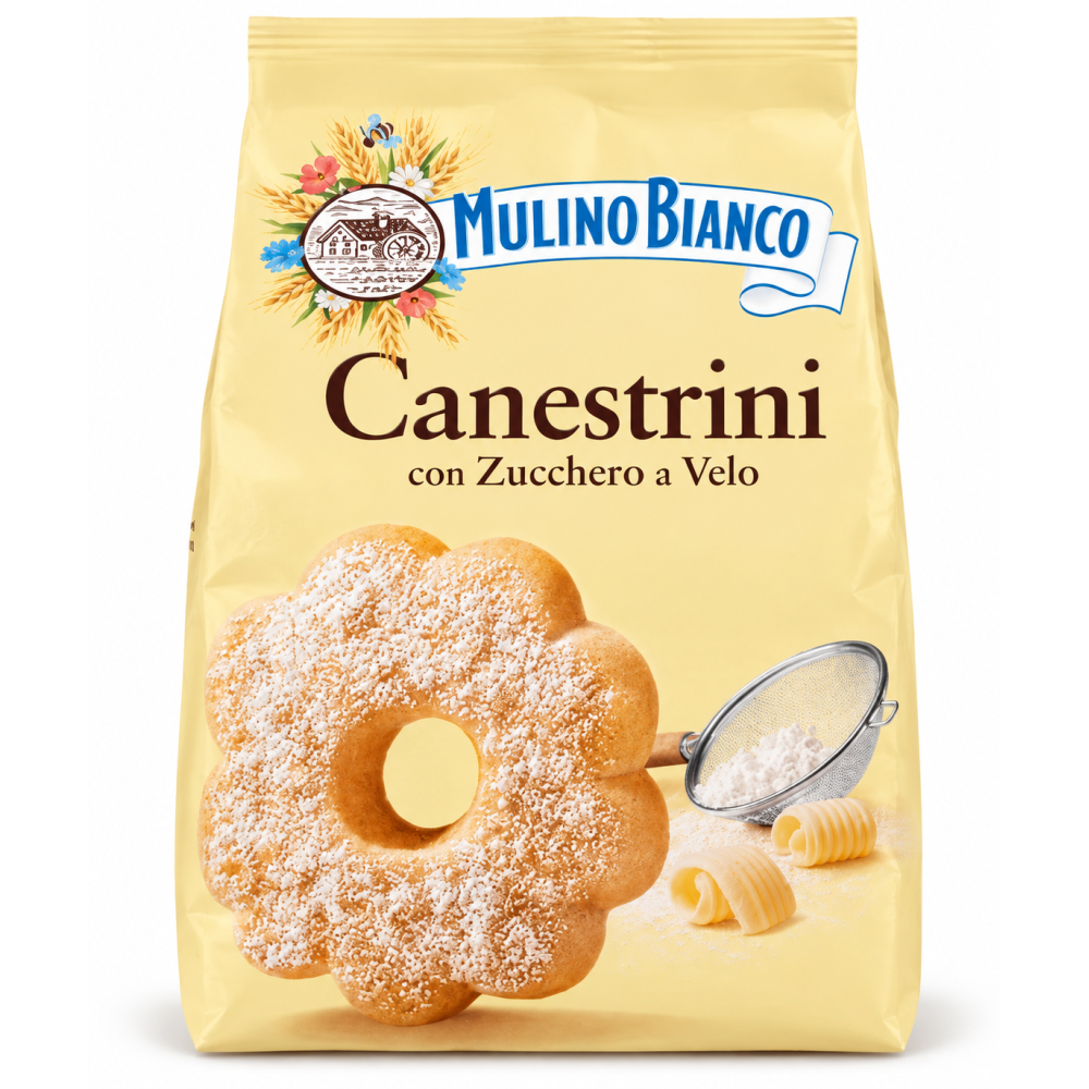 Mulino Bianco Canestrini sušenky s moučkovým cukrem 200 g