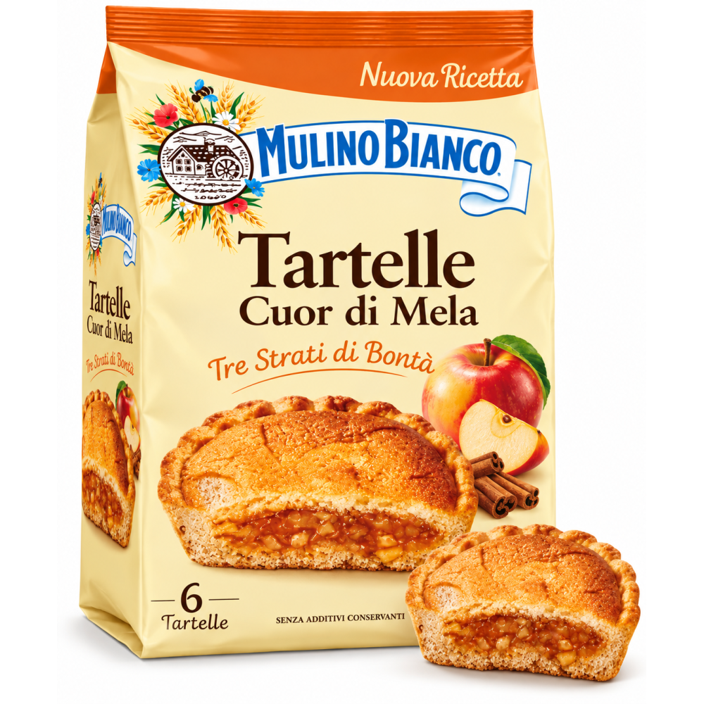 Mulino Bianco Tartelle cuor di mela jablečné tartaletky 288 g