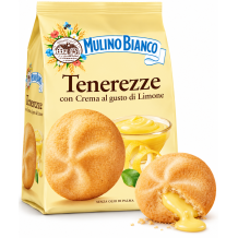 Mulino Bianco Tenerezze al limone  sušenky s citronovým krémem 200 g