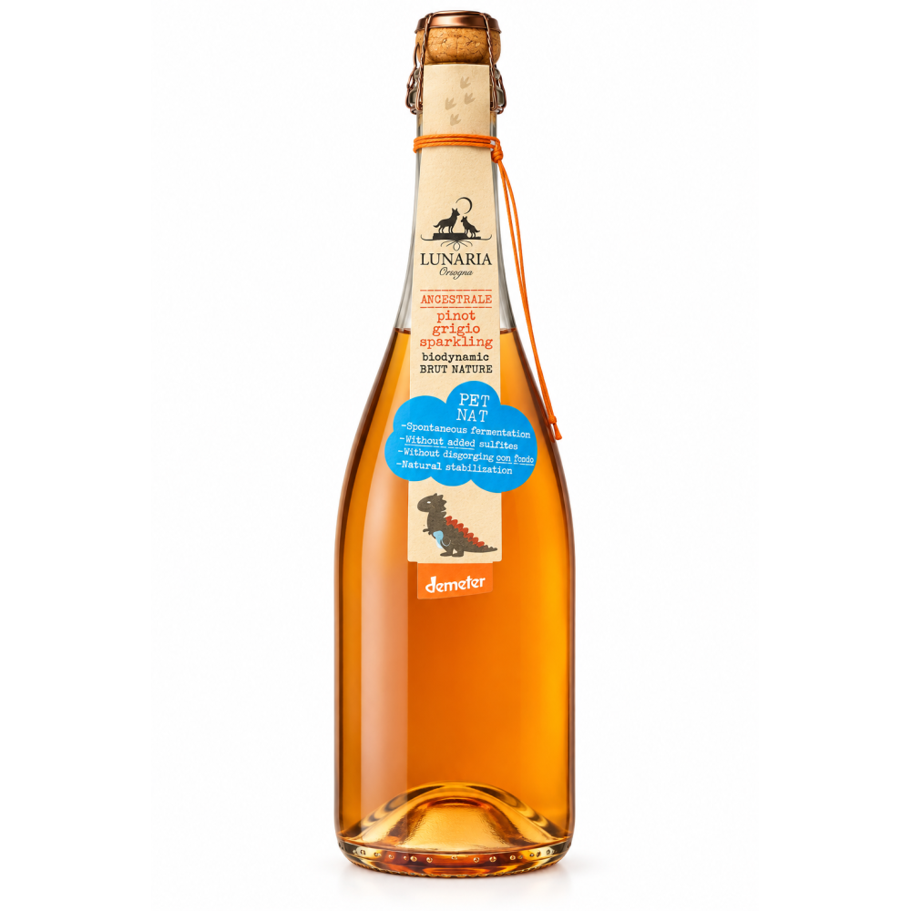 Lunaria ancestrale pinot grigio brut naturální šumivé víno 0,75l