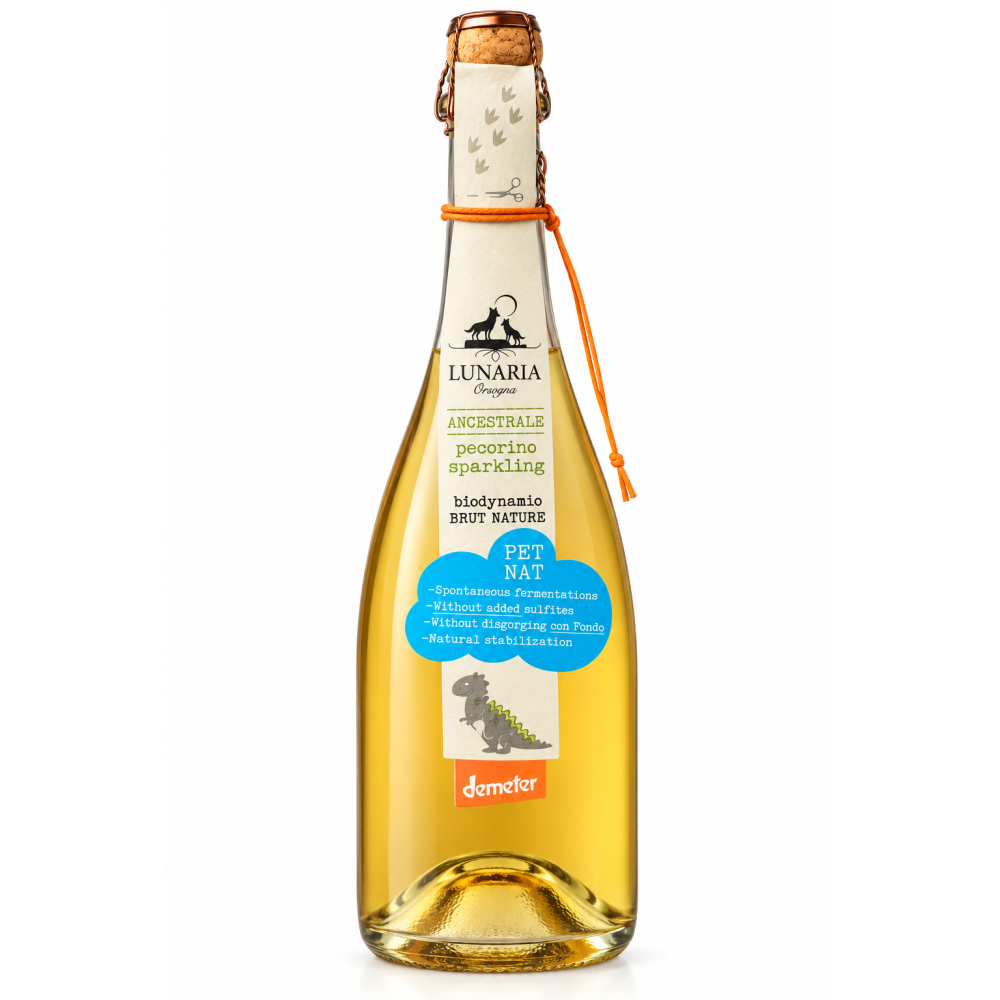 Lunaria ancestrale pecorino brut naturální víno bílé šumivé 0,75l
