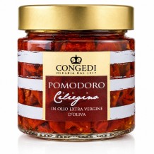 Congedi sušená cherry rajčátka v extra panenském olivovém oleji 230g
