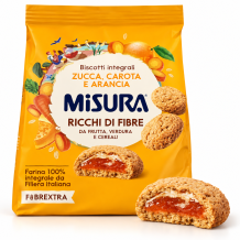 Misura fibrextra celozrnné sušenky s dýní, mrkví a pomerančem 260g