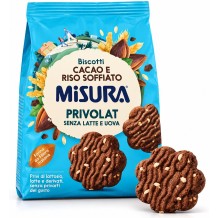 Misura privolat sušenky s kakaem a pufovanou rýží 290 g