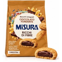 Misura fibrextra celozrnné sušenky s hořkou čokoládou 260 g