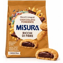 Misura fibrextra celozrnné sušenky s hořkou čokoládou 260 g