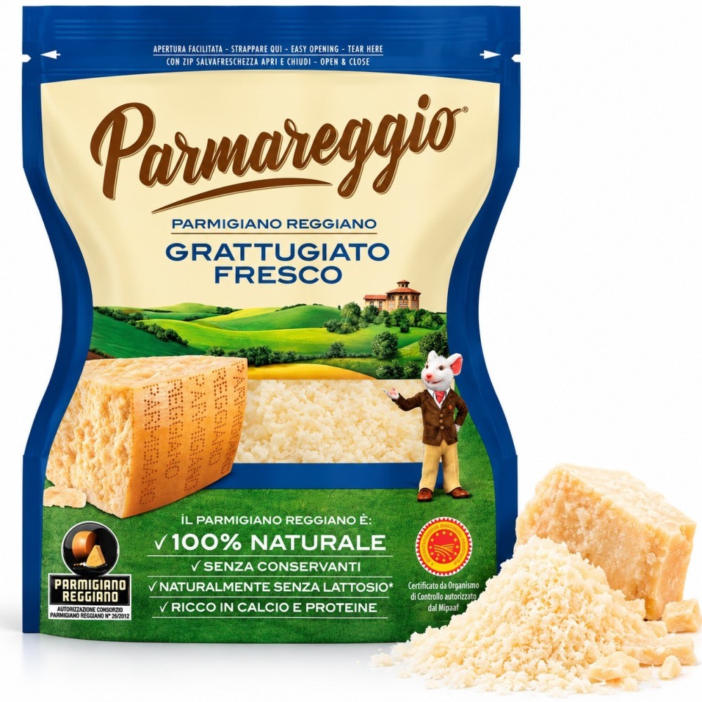 Granterre parmareggio parmazán kravský sýr strouhaný 60g