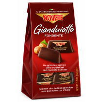 Novi gianduiotto fondente hořké čokoládové pralinky s lískovými oříšky 150 g